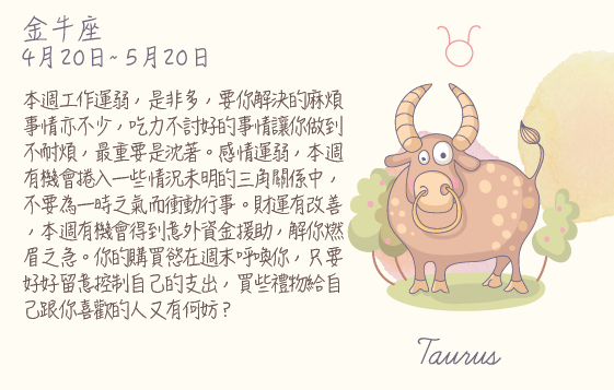 每週星座 2016.05.01 – 2016.05.07