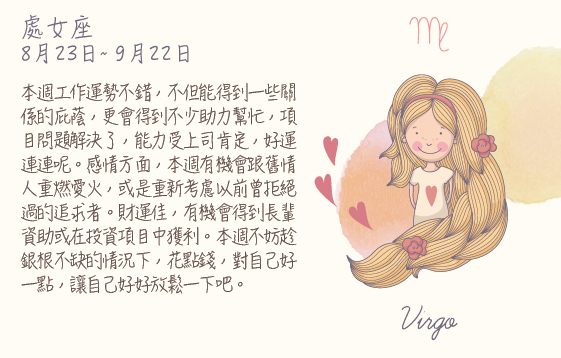 每週星座 2016.04.25 – 2016.05.01