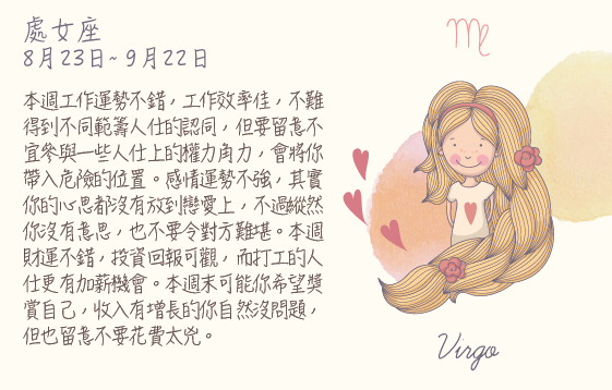 每週星座 2016.04.18 – 2016.04.24