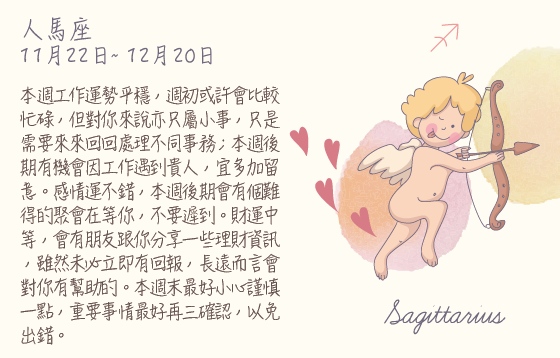每週星座 2016.04.18 – 2016.04.24