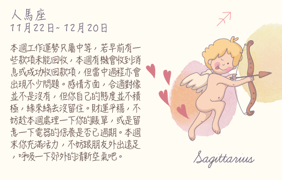 每週星座 2016.05.01 – 2016.05.07