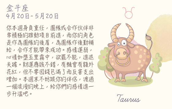 每週星座 2016.05.16 – 2016.05.22