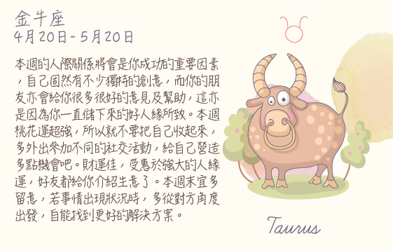 每週星座 2016.05.23 – 2016.05.29