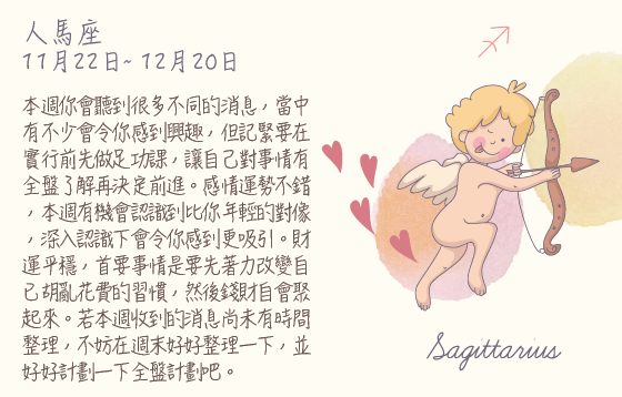 每週星座 2016.05.23 – 2016.05.29