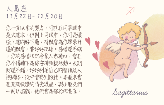 每週星座 2016.05.30 – 2016.06.05