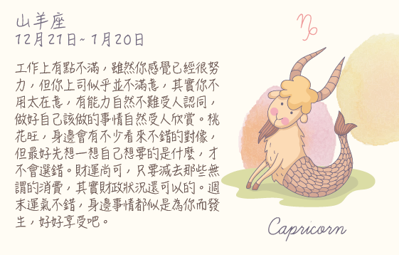 每週星座 2016.06.20 – 2016.06.27