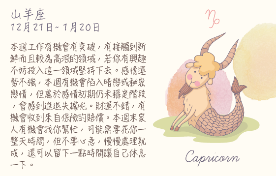 每週星座 2016.06.27 – 2016.07.03
