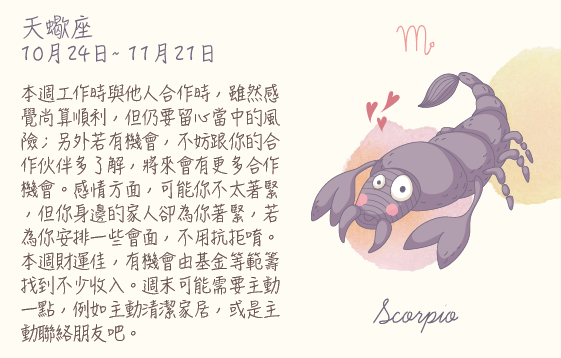 每週星座 2016.06.27 – 2016.07.03