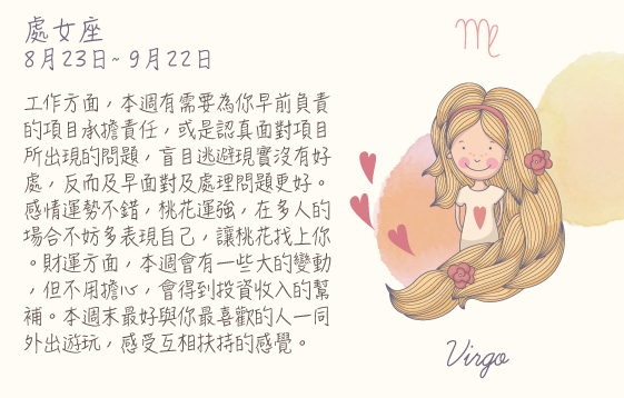 每週星座 2016.07.11 – 2016.07.17