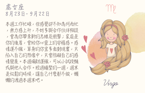 每週星座 2016.07.18 – 2016.07.24