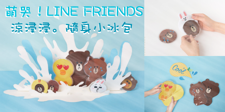 【隨時涼浸浸】可愛LINE FRIEND小冰包