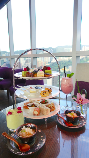 【週未嘆世界】空中靚景high tea  ♥