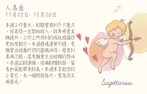 每週星座 2016.08.29 – 2016.09.04