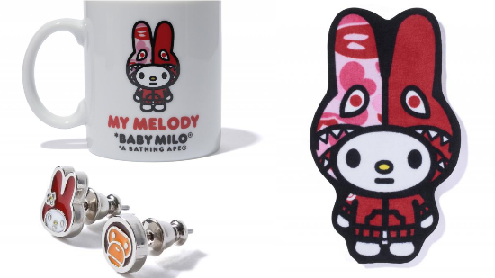 【A BATHING APE x MY MELODY】Melody化身潮人 ♥
