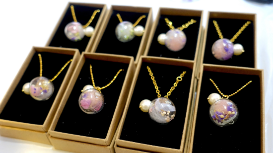 【MissTiara x C’lovercraft Workshop】保鮮花波波球頸鍊工作坊花絮 ♥