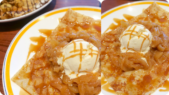 Crepe Apple and Salted Butter Caramel 糖漬蘋果配海鹽焦糖醬甜薄餅 Crepe Apple and Salted Butter Caramel 糖漬蘋果配海鹽焦糖醬甜薄餅