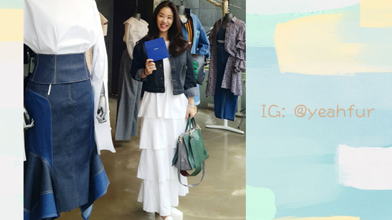 跟韓國女生學會穿搭長裙的小技巧