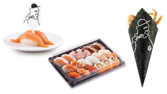日本最炙手可熱插畫家長場雄 X 元気寿司限定店登陸灣仔！